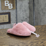 Cat & Jack Toddler Girls Fuzzy Strap Back Slips 166cdaa275adfe Pink M