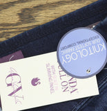 Gloria Vanderbilt Rise Jean with Comfort Waistband Panorama Whiskers Blue PM