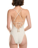 PQ Margot One Piece Swimsuit BIS-5029P Biscotti Brown Multi L