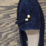 Charter Club Loafers Slip On Amputee Replacement Right Shoe Only Navy Blue 7W