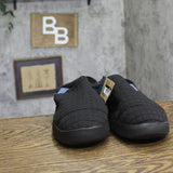 Dluxe By Dearfoams Jersey Sport Lounge Clog Slippers Night Black XL (13-14)