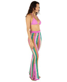 Hurley Juniors Crochet Cover Up Pull On Pants Hurley Orchid Multi Purple M