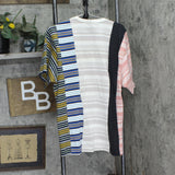 Dickies Womens Remanufactured Baggy Utility Pocket T-Shirt Tee Gray Multi 2 XL