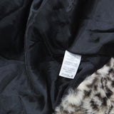 BCX Womens Plus Size Animal Print Open-Front Faux Fur Shrug Animal Brown 2X