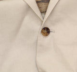 B By Brooks Brothers Big Boys Classic Fit Linen Suit Jacket Coat Khaki Brown 18R