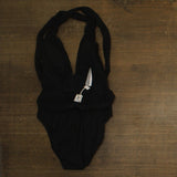 Mimi Flamingo Soleil Solids Wren One Piece Swimsuit 900050241 Black 12
