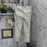 DG2 Womens Reversible Twill Pull On Skinny Jeans 728979 Olive Green L