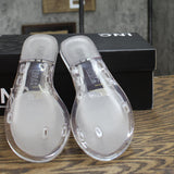 Inc International Concepts Women's Gianolo Jelly Sandals Clear Crystal White 5M