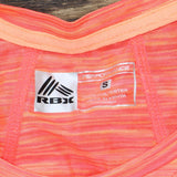 RBX Womens Stretch Knit Athletic Shirt Top 167916eefc5103 Hot Pink Orange S