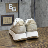 Universal Thread Womens Lace Up Textured Sneakers 166a8bde8adf9d Gold Yellow 9M