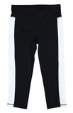 Id Ideology Petite Colorblocked Cropped Capri Leggings Noir White / Black PM