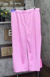 Joylab Womens Low-Rise Satin Tear Away Track Pants 94628900 Pink / Neon Pink XL