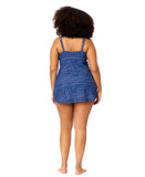 Raisins Curve Tanzania Tankini Swim Top R840746 Blue Multi 16W