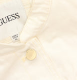 Guess Womens Elsie Tweed Mix Denim Jacket W5GL23WH610-F0ED White Tweed Combo XL