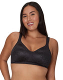 Playtex Womens 18 Hour Ultimate Lift & Support Wireless Bra Black Animal 38C