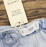 Mango Leg High Waist Button Fly Adjustable Jeans Light Blue US 2 (EUR 34)
