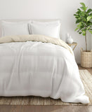 Ienjoy Home Reversible Alternative 2-Piece Comforter Set White Twin / Twin XL