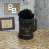 On 34th Pom-Pom Gift Boxed Rib-Knit Beanie with Rolled Cuff MO1542501 Black