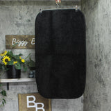 Garland Rug Washable Bathroom Rug Set with Lid and Contour Black 3-Piece