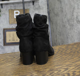Style & Co. Womens Genoviaa Scrunch Booties Black 6M