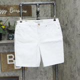 Seven7 Women's Soft Stretch Fray Hem Sunset Bermuda Short MY3329wHC