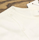ASTR The Label Knit Palomar Asymmetrical Cutout Shoulder Sweater Top White S