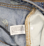 Future Collective Womens Mid-Rise Studded Barrel Leg Jeans Blue Denim 10