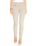 Alfani Tummy Control Skinny Leg Trouser Dress Pants Summer Straw Tan Brown 10