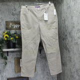 Gloria Vanderbilt Amanda High Rise Straight Leg Jeans Hazelnut Brown 16W