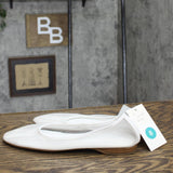 A New Day Women's Mel Sheer Mesh Ballet Flats with Memory Foam Insole White 8M