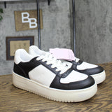 Wild Fable Womens Lola Lace-Up Sneakers with Memory Foam Insole Black 9.5M