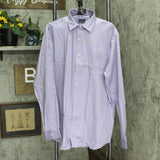 Van Heusen Men's Tall Fit Dress Shirt Ultra Wrinkle Lavender Purple 18 37-38