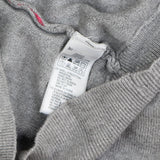 Forever21 Womens Lightweight Dolman Sleeve Bicycle Knit Sweater Gray / Pink S
