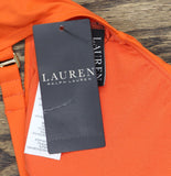 Lauren Ralph Lauren Macrame-Ring Bikini Top 20501142 Persimmon Orange 8