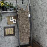 Bar III Womens Petite Animal-Print Bodycon Midi Dress Molly Cheetah Brown PP