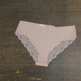B.tempt'd Womens b.bare Cheeky Panty Underwear 976367 Rose Smoke Pink L