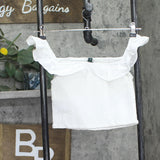 Wild Fable Womens Ruffle Sleeve Smocked Tank Top 94305736 White S
