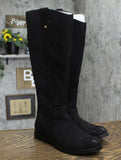 Kenneth Cole Wind Stretch Fashion Riding Boots with Stretch Back Black 7.5M