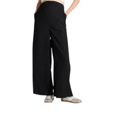 Isabel Maternity By Ingrid & Isabel High-Rise Wide Leg Maternity Pants Black XS
