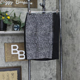 Ann Taylor Womens Zip Front Textured Pencil A-Line Skirt 1667e44ddcb1e1 Black 4P