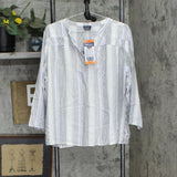 Splendid Womens Ladies V-Neck Woven Blouse Shirt 1753910
