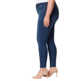 Jessica Simpson Womens Adored Curvy High Rise Ankle Skinny Jeans Mia Blue 16W