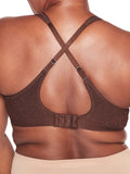 Bali Womens Comfort Revolution Wirefree Bra Warm Cocoa Brown Swirl 40DD