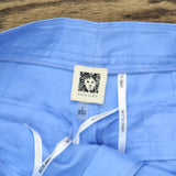 Anne Klein Womens High Rise Wide-Leg Pants 10895793 Adriatic Blue 2