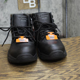 S Sport By Skechers Mens Elton Steel Toe Leather Work Boots 88421397 Black 7