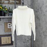 Oliver Womens Knit Vintage USA Made Turtleneck Sweater 166585949d5e7e Ivory M