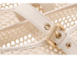 DV Dolce Vita Womens Woven Mulaney Strap Ballet Flat Ivory Off White 8.5M