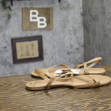 A New Day Womens Alexandra Ankle Strap Sandals 94944153 Sand Brown 9