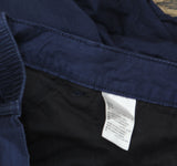Karen Scott Womens Elastic Waist Cropped Pants Navy Blue 12P
