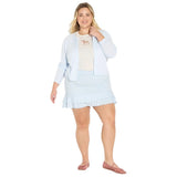 Wild Fable Womens Mini A-Line Mini Textured Skort 94641762 Blue XXL